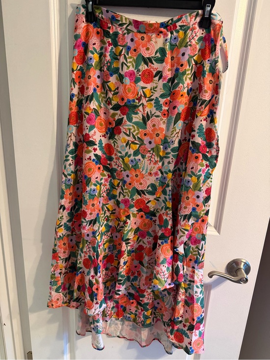 summersalt Dresses & Skirts - Summersalt & Rifle Paper Co. Floral Wrap Around Skirt